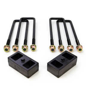 ReadyLIFT 66-3122 - 2011-2018 Chevrolet/GMC 2500/3500HD 2'' Rear Block Kit for use with Factory Top Overloads