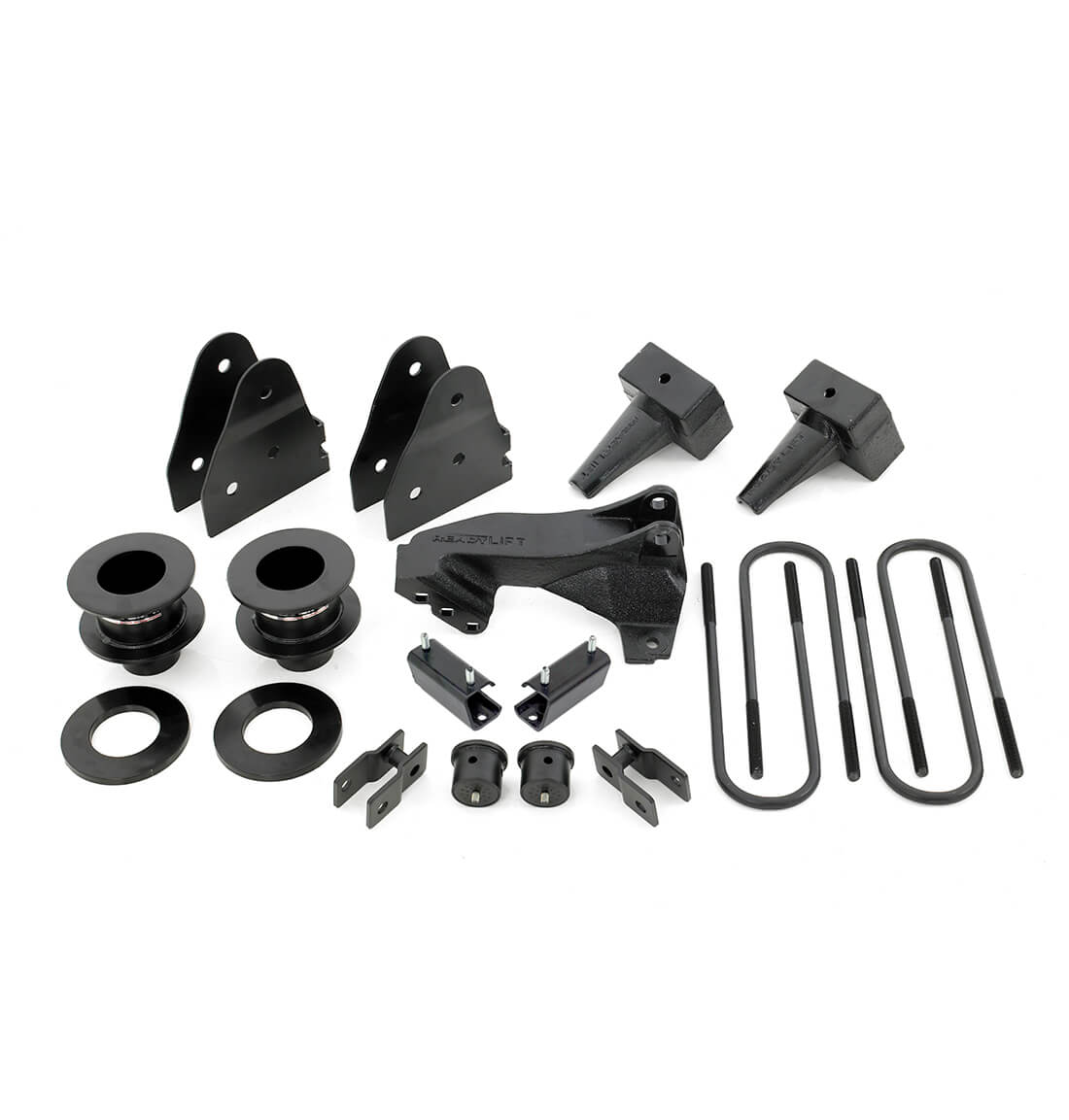 ReadyLIFT 69-2735 - 2017-2022 Ford F250/F350 3.5'' SST Lift Kit with 4'' Tapered Blocks for 1 Piece Drive Shaft without Shocks