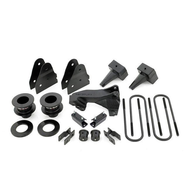 ReadyLIFT 69-2735 - 2017-2022 Ford F250/F350 3.5'' SST Lift Kit with 4'' Tapered Blocks for 1 Piece Drive Shaft without Shocks