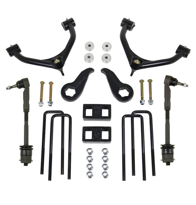ReadyLIFT 69-3422 - 2011-2019 Chevrolet/GMC 2500/3500HD 3.5'' SST Lift Kit Front with 2'' Rear with Upper Control Arms without Shocks