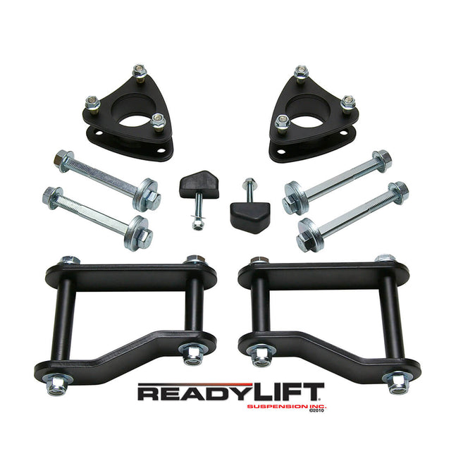 ReadyLIFT 69-4510 - 2005-2021 Nissan Frontier/Xterra (-15 Only) 2.5'' SST Lift Kit Front with 1.5'' Rear Shackle without Shocks