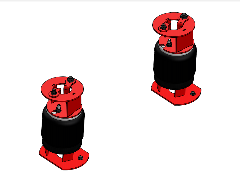 Kelderman 2014+ Ram 2500 4X4 Rear Coil Replacement-Stock Height