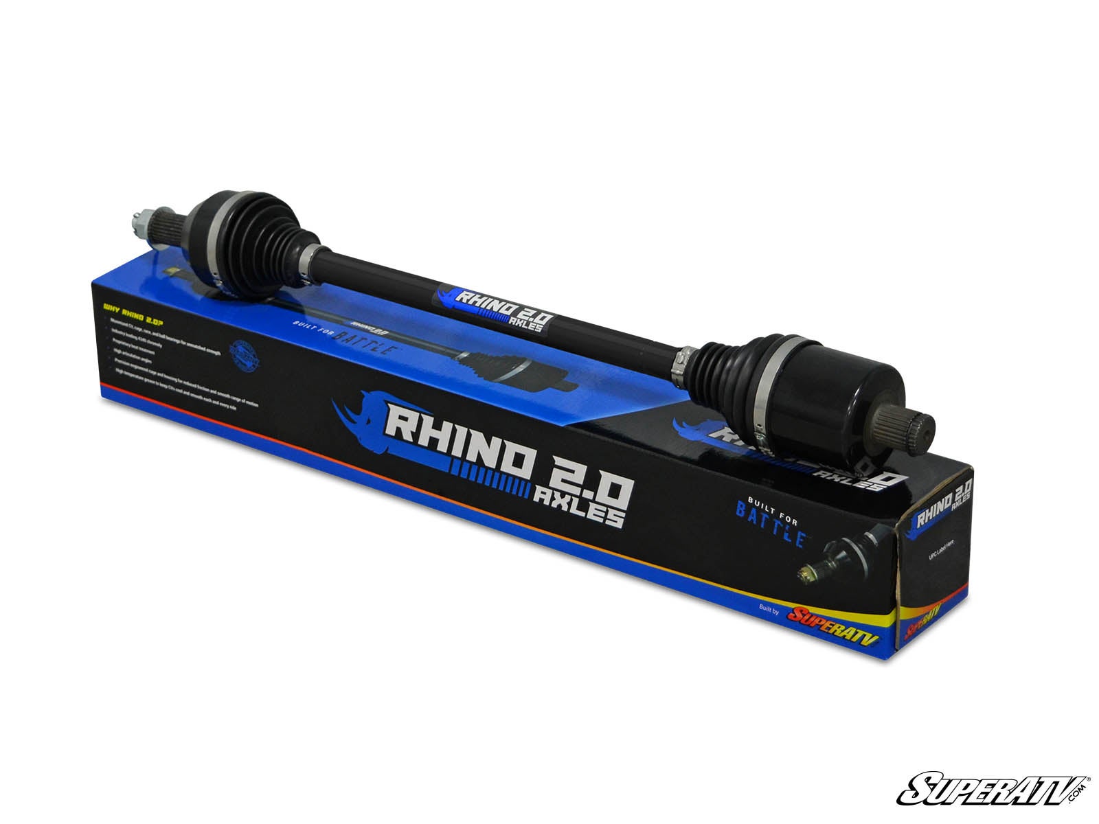 SuperATV Polaris RZR XP Turbo S Heavy-Duty Axle—Rhino 2.0