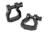 D-Ring | Forged | Pair | Black