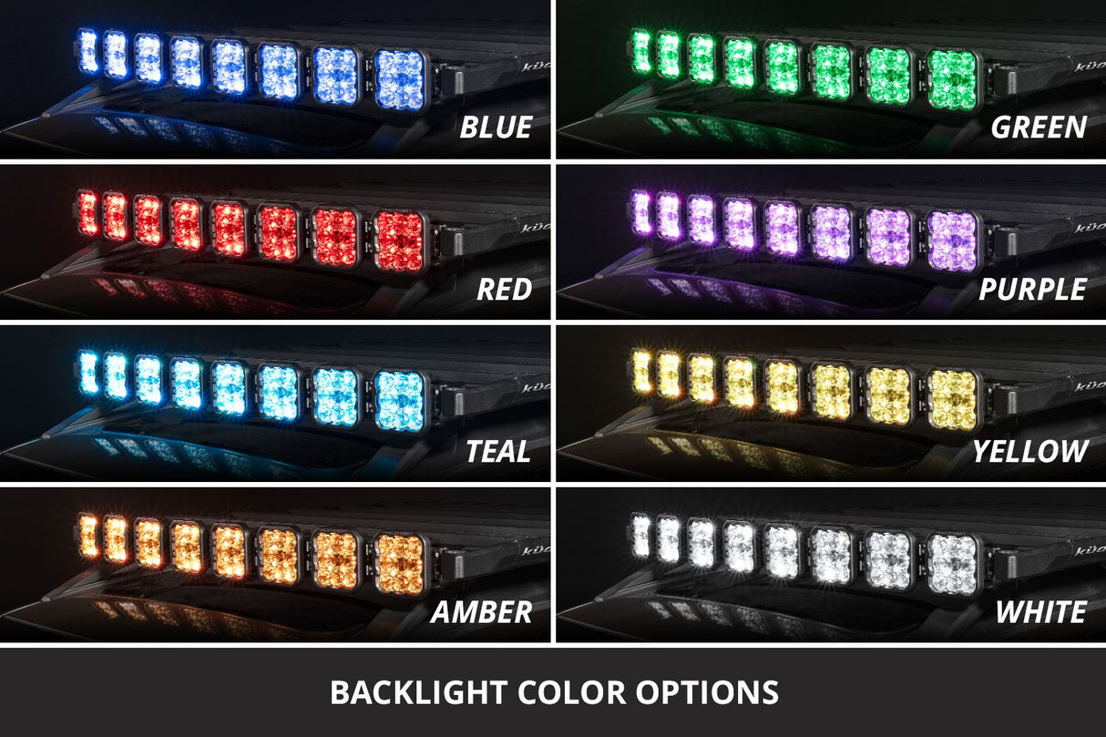 Diode Dynamics 10-24 Toyota 4Runner DEK Roof Rack SS40 Pro Light Bar - DC Combo