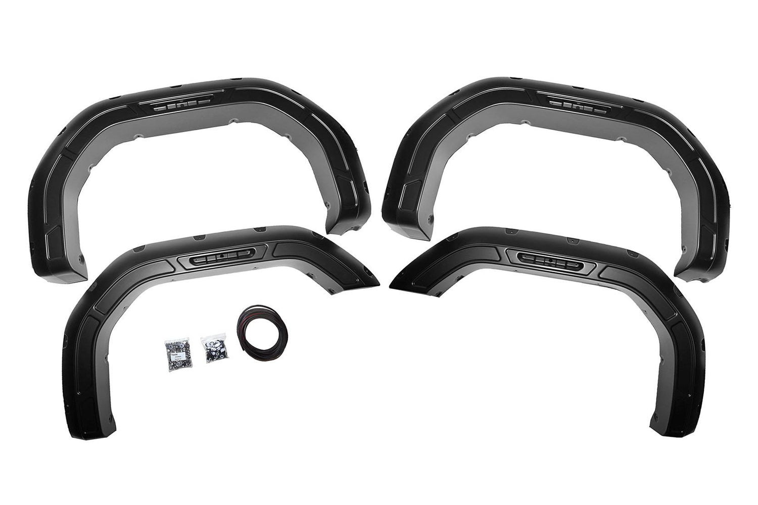 Fender Flares | Defender | GBA Black | GMC Sierra 2500 HD/Sierra 3500 HD (20-26)