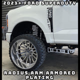 2023+ Superduty Radius Arm Armored Plating W/LOGO