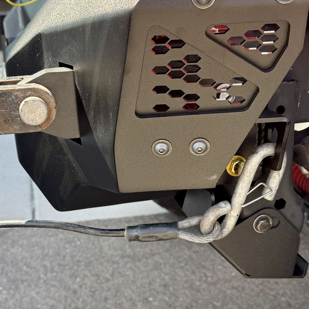 Rock Slide 2018+ Jeep Wrangler JL 300 Series Bumper Flat Tow Brackets