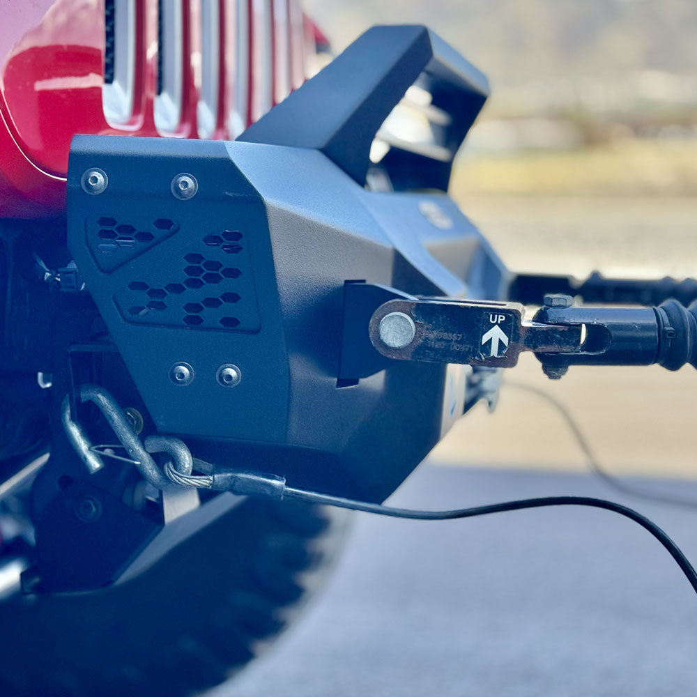 Rock Slide 2018+ Jeep Wrangler JL 300 Series Bumper Flat Tow Brackets