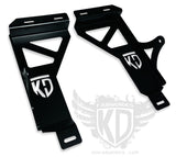 KD Fabworks 1999.5-2004 Ford Super Duty F-250/F-350/Excursion Bumper Brackets for 20" LED light bar