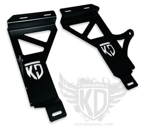 KD Fabworks 1999.5-2004 Ford Super Duty F-250/F-350/Excursion Bumper Brackets for 20" LED light bar