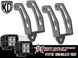 KD Fabworks 1999-2016 Ford Super Duty F-250/F-350 RIGID D-SERIES Adapter Bracket