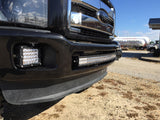 KD Fabworks 2011-2016 Ford Super Duty F-250/F-350 Bumper Brackets for curved 40" LED light bars