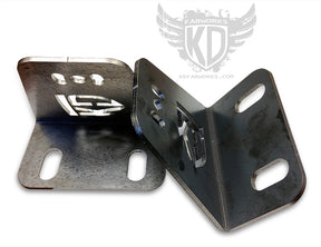 KD Fabworks 2011-2016 Ford Super Duty F-250/F-350 Bumper Brackets for curved 40" LED light bars
