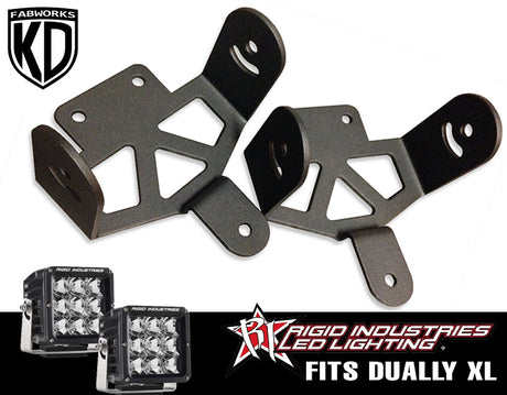 KD Fabworks 2011-2016 Ford Super Duty F-250/F-350 Rigid Industries Dually XL adapters