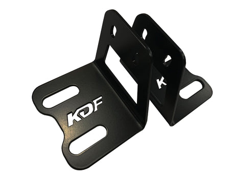 KD Fabworks 2017-2019 Ford Super Duty F-250/F-350 Bumper Brackets for Rigid Industries 20" RDS curved light bar