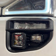 KD Fabworks 2020-2022 Ford Super Duty F-250/F-350 Dual Light Mount WITH OEM LED Foglights FOR RIGID