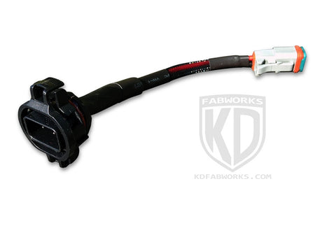 KD Fabworks Plug-and-Play LED Light Adapter Harness 5202/2504/H16 (Chevy/GMC)