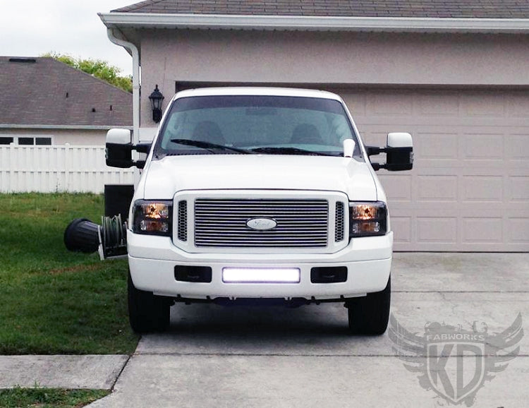 KD Fabworks 2005-2007 Ford Super Duty F-250/F-350/Excursion Bumper Brackets for 20" LED light bars