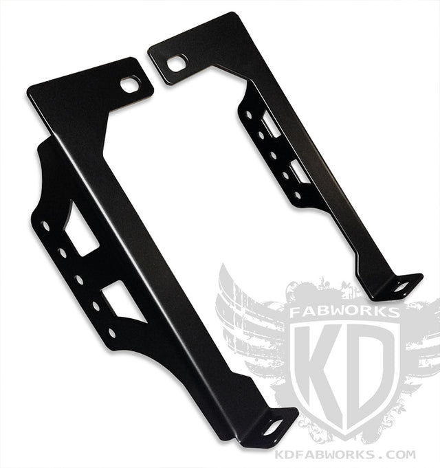 KD Fabworks 2008-2010 Ford Super Duty F-250/F-350 Bumper Brackets for 20" LED light bars