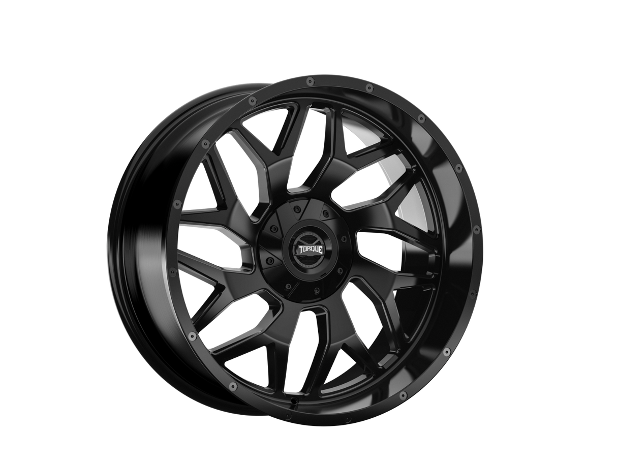 Torque Vortex | Satin Black | 20x9 | 6x5.5/6x135 | -12mm
