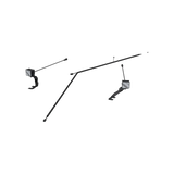 MBRP Ditch Light Kit Amber Spot Beam Ford Ranger Raptor 24-26 Upfitter Switch Models Only