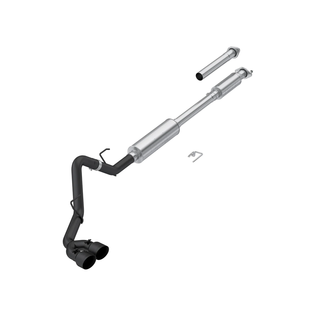 MBRP 2015-2020 Ford F-150 3in Single Side Exit Armor BLK Cat-back Exhaust