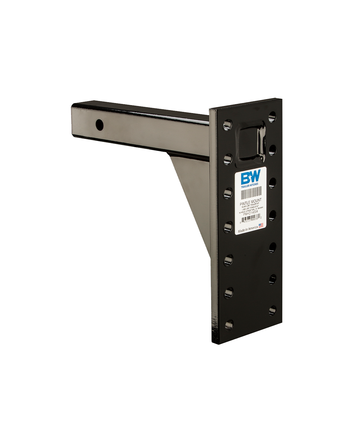 B&W Heavy Duty Pintle Plate - 2"x13" Shank, 16K
