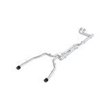 MBRP 2025 RAM RHO 3in Dual Split Rear Cat Back w/ Carbon Fiber Tips - T304