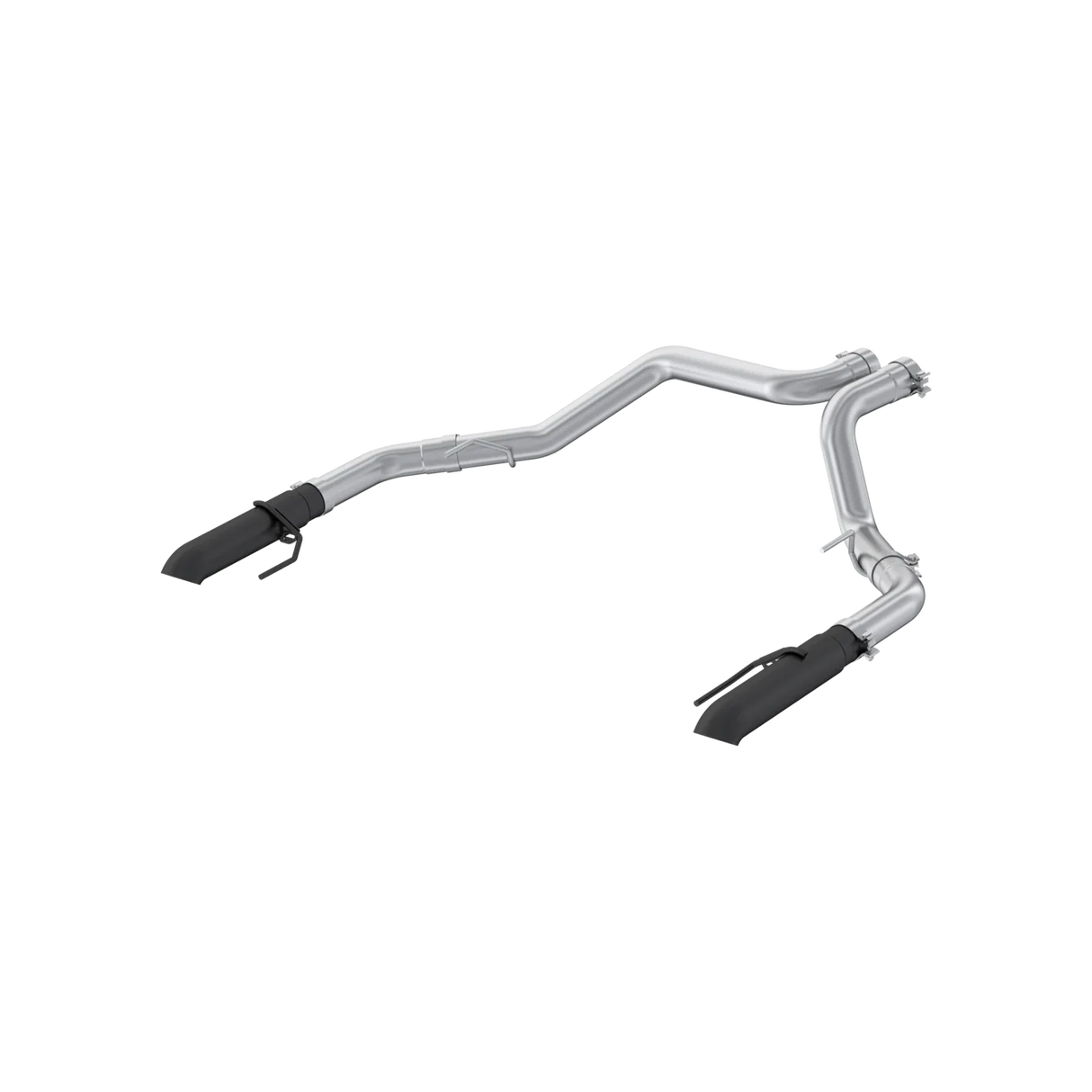 MBRP 2022+ Ford F-150 Raptor 3.5L / Raptor R 5.2L 3in Dual Rear Exit Turndown Axle Back - Black