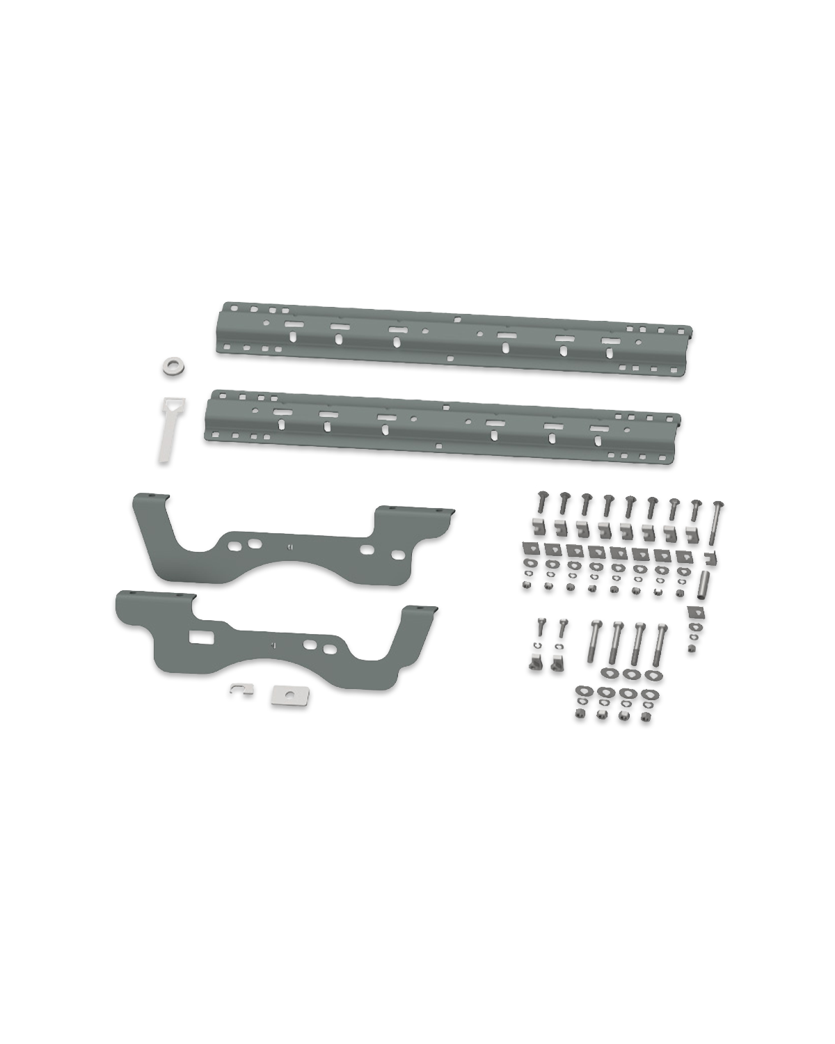 B&W Universal Mounting Rails with Custom Installation Brackets - RVK2406