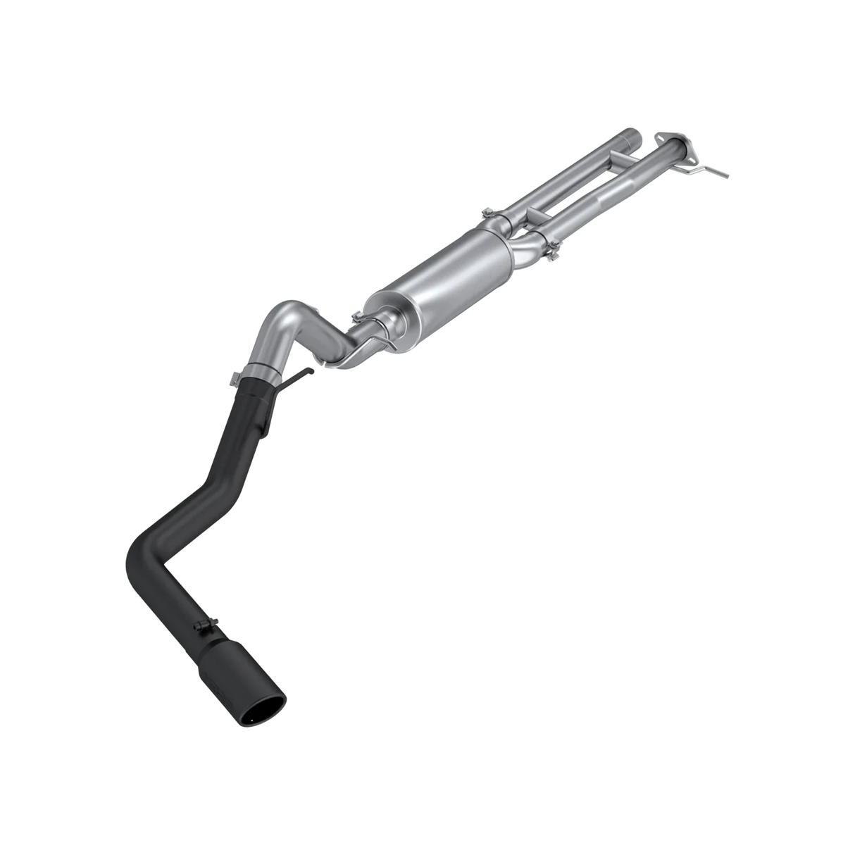 MBRP 2024+ Ford Ranger 2.7L 2.5 into 3in Single Side Exit Cat Back - BLK