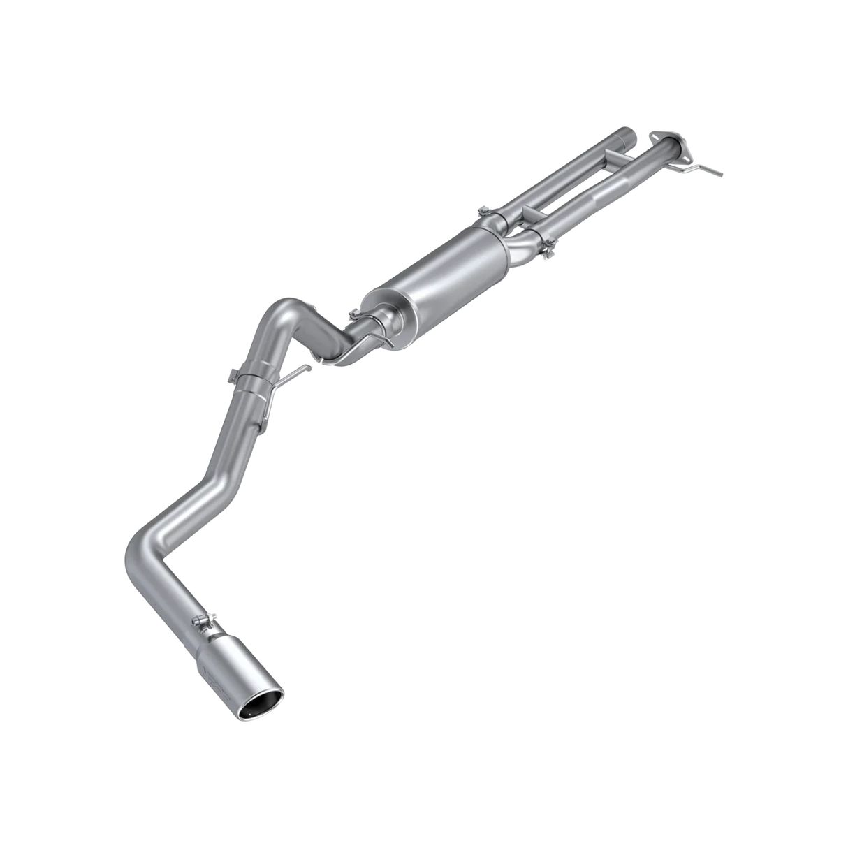 MBRP 2024+ Ford Ranger 2.7L 2.5 into 3in Single Side Exit Cat Back - Aluminum