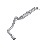MBRP 2024+ Ford Ranger 2.7L 2.5 into 3in Single Side Exit Cat Back - Aluminum