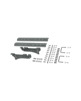 B&W Universal Mounting Rails with Custom Installation Brackets - RVK2400