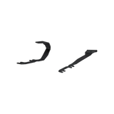 MBRP Black-Coated Ditch Light Brackets Ford Ranger 24-26