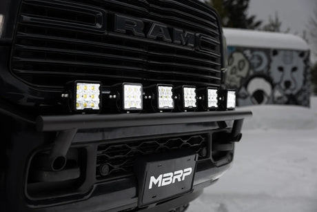 MBRP 19-26 RAM 2500 Black-Coated Bumper Light Bracket