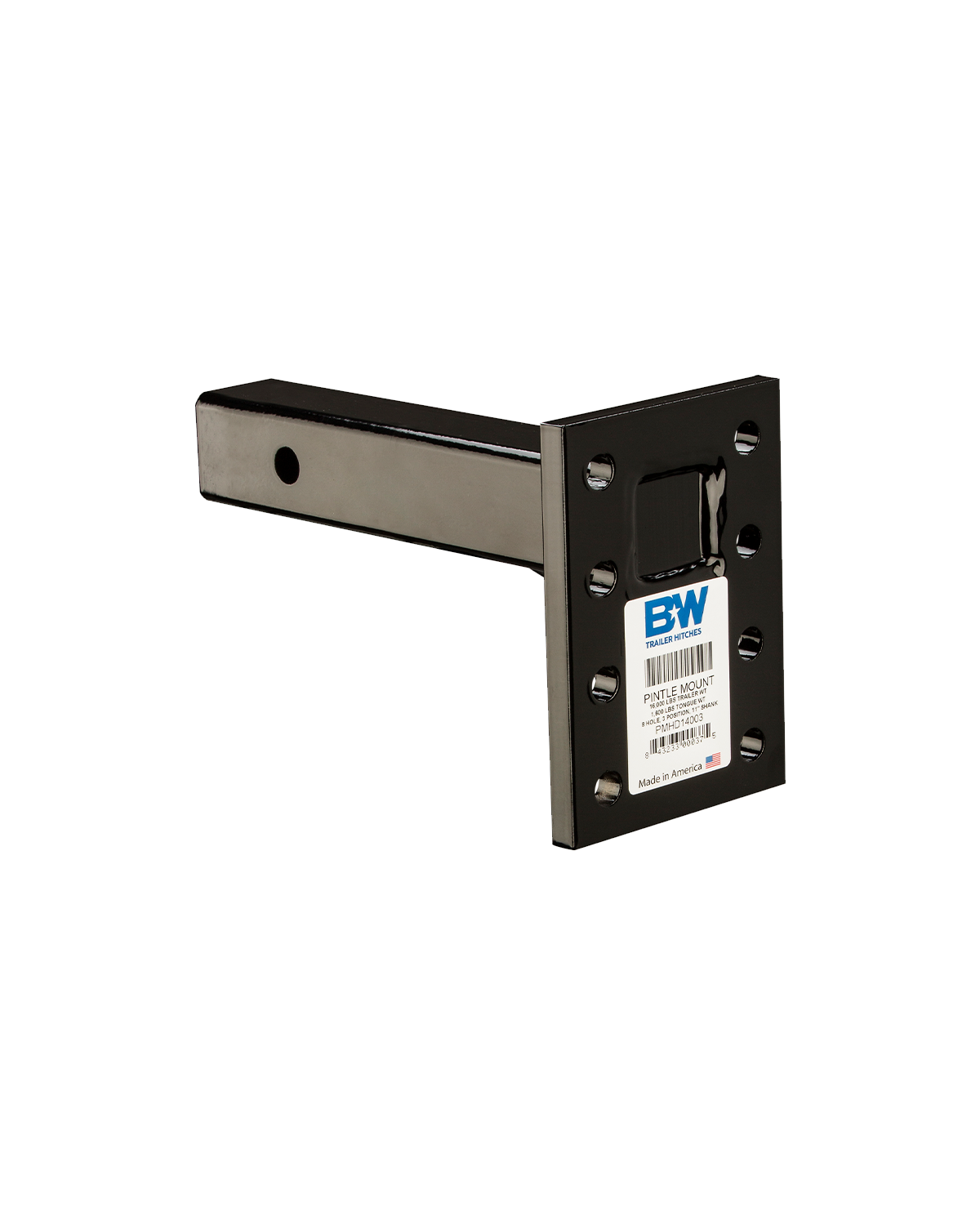B&W Heavy Duty Pintle Plate - 2"x11" Shank, 16K