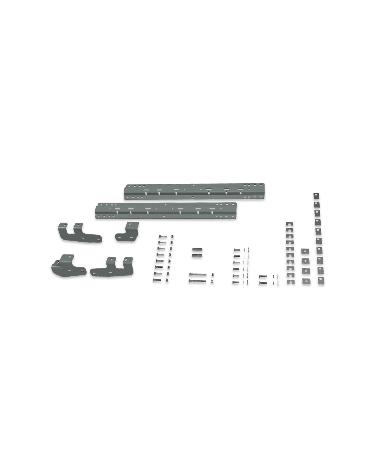 B&W Universal Mounting Rails with Custom Installation Brackets - RVK2602