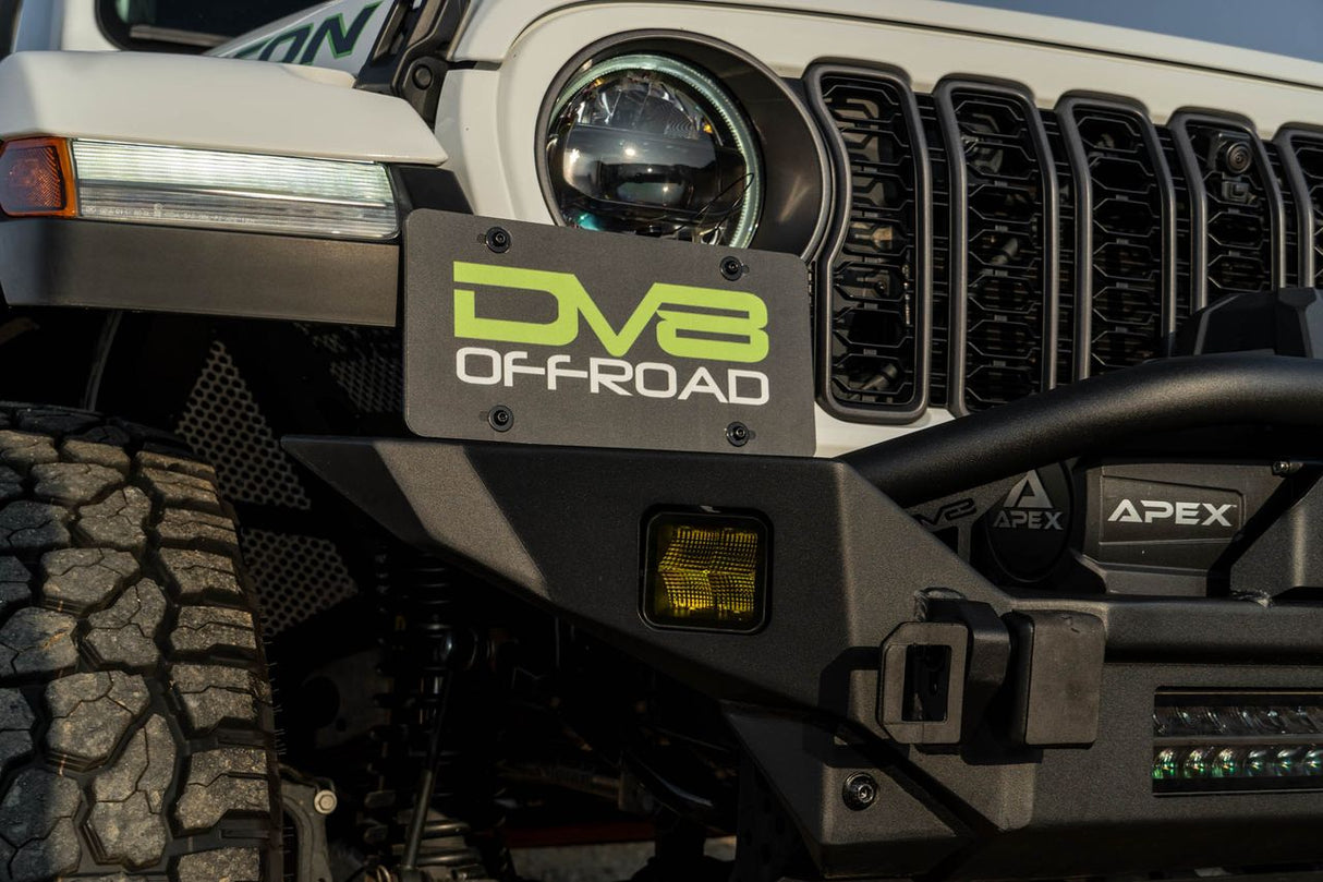 DV8 Offroad Universal Quick Release D-Ring License Plate Mount