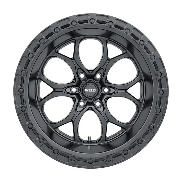 Weld Racing - Ledge 6 | 20x9, 6x139.7, 5.75" Backspace, +20 Offset, Satin Black Finish