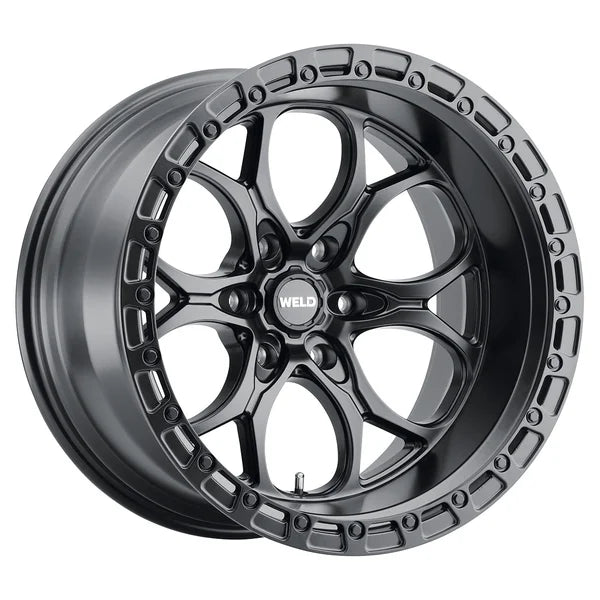 Weld Racing - Ledge 6 | 20x9, 6x139.7, 5.75" Backspace, +20 Offset, Satin Black Finish