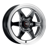 Weld Racing - Ventura 6 Drag | 17x10, 6x139.7, 6.5" Backspace, +25 Offset, Gloss Black Milled