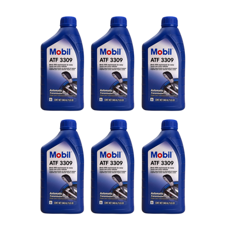 MOBIL 3309 ATF FOR AISIN AS69RC TRANSMISSIONS - CASE OF 6