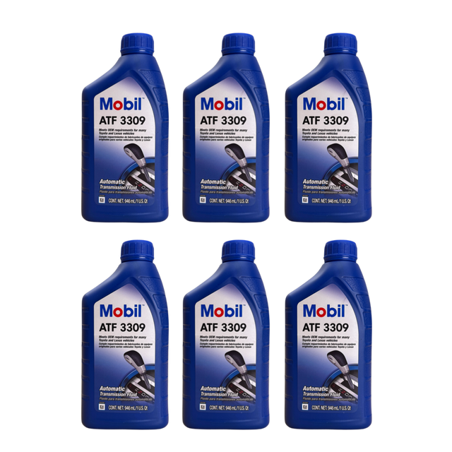 MOBIL 3309 ATF FOR AISIN AS69RC TRANSMISSIONS - CASE OF 6