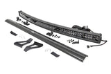 LED Light Kit | Windshield Mount | 50" BLK Dual Row | White DRL | Jeep Cherokee XJ (84-01)