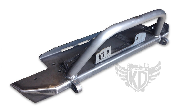 KD Fabworks 1987-1995 Jeep Wrangler YJ Front Mid-Width 49" Bumper with Trail Bar