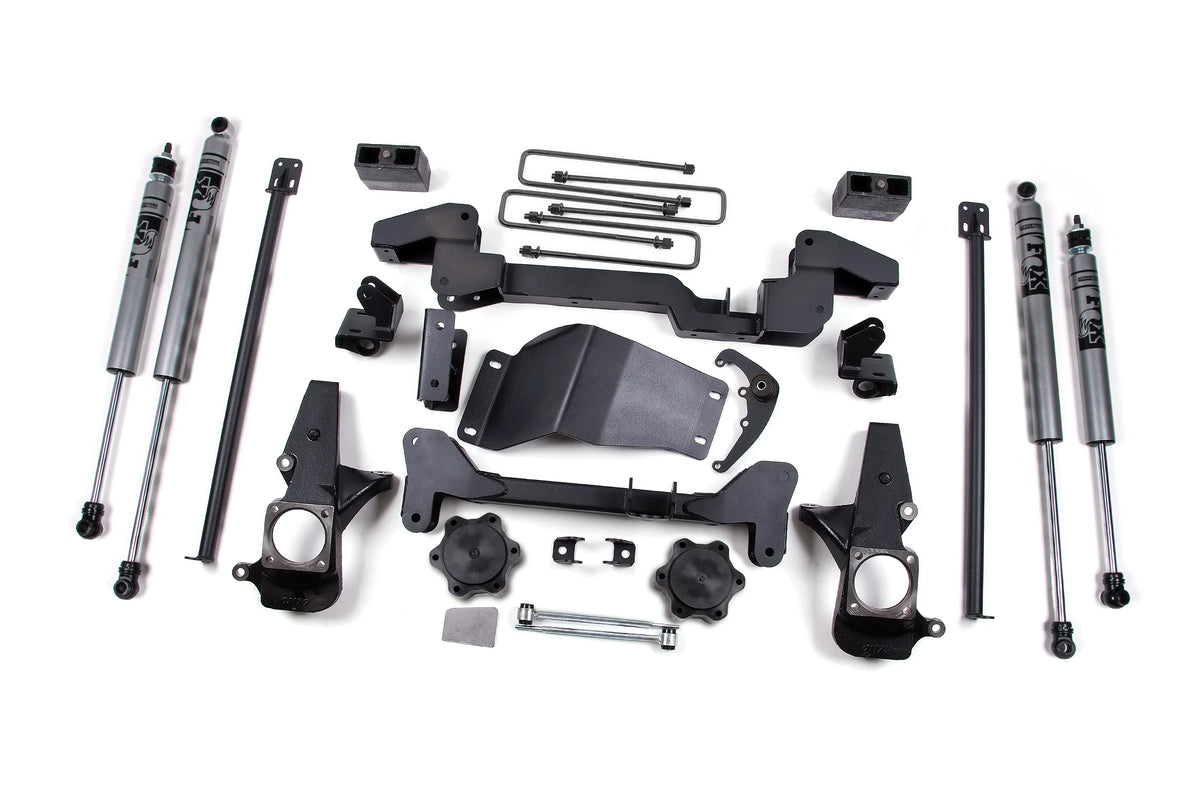 Zone Offroad 01-10 Chevrolet 2500HD 3500HD / GMC 2500HD 3500HD 6" Lift Kit 4WD