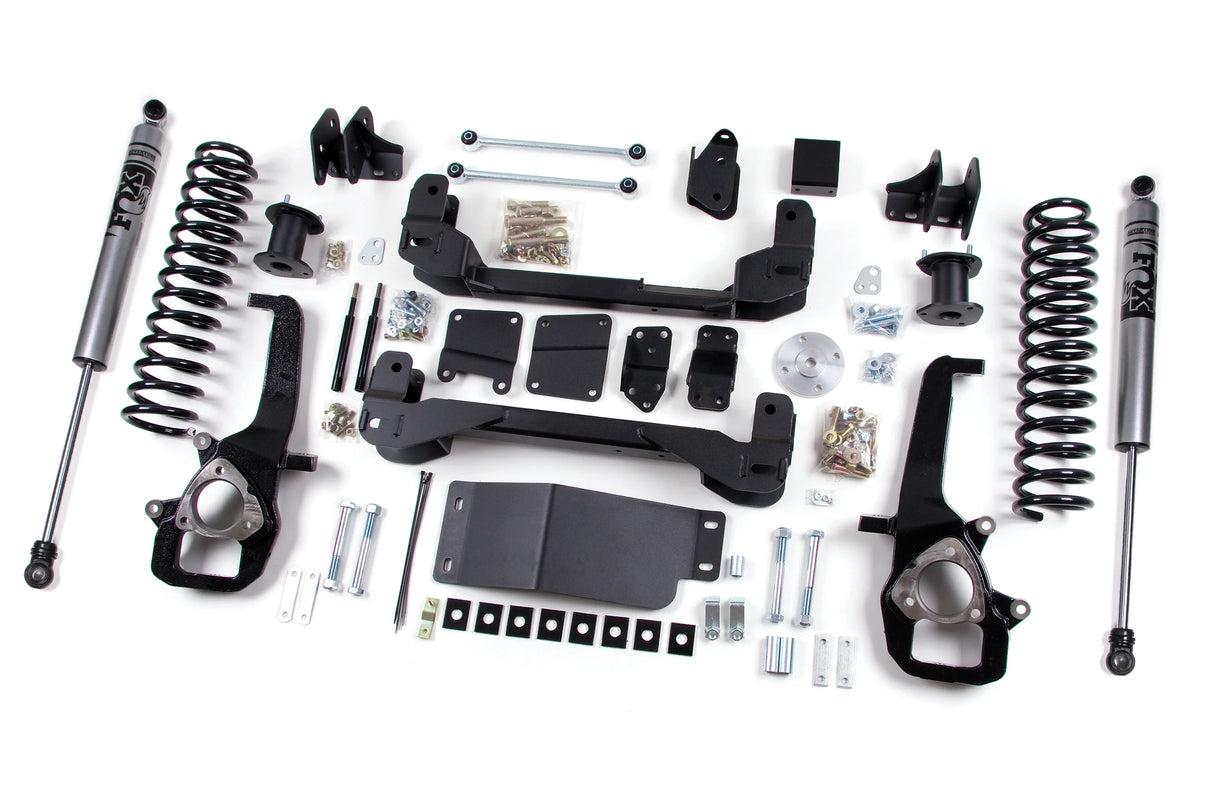 Zone Offroad 2013-2018 Dodge 1500 4in/3in Suspension Lift System - Fox 2.0 Adventure Series Shocks