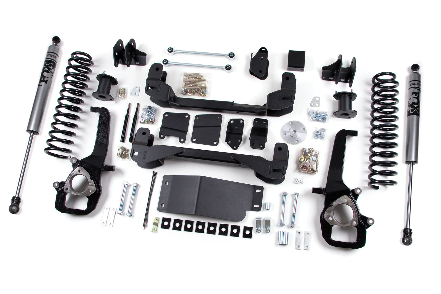 Zone Offroad 2013-2018 Dodge 1500 4in/3in Suspension Lift System - Fox 2.0 Adventure Series Shocks
